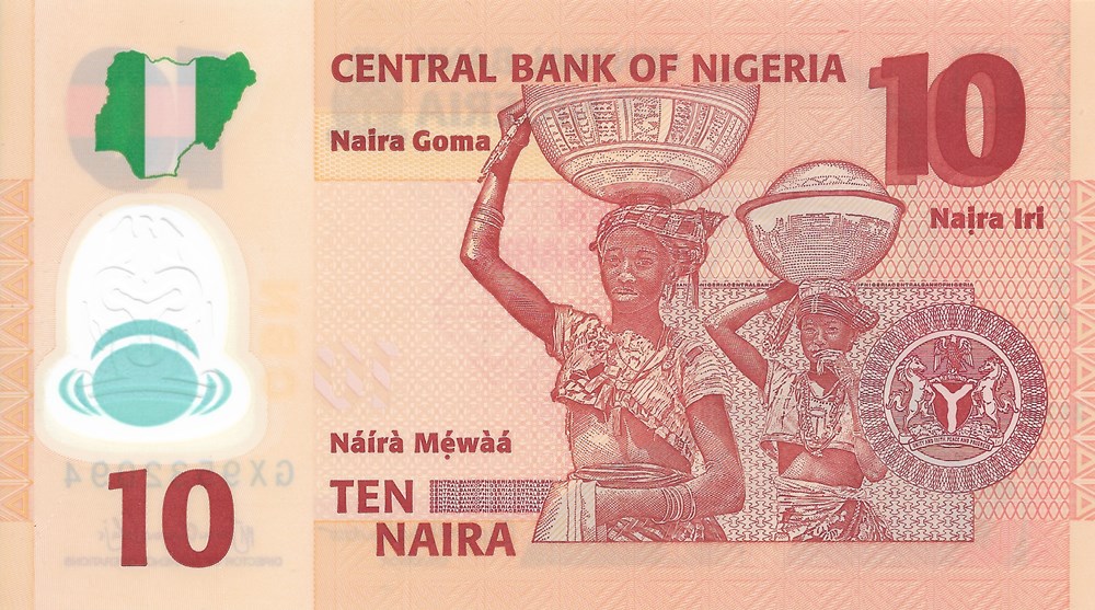 10 naira billets afrique nigeria 10 naira