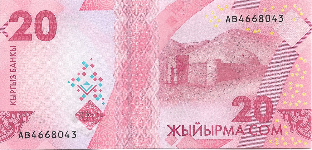 20 som billets asie kirghizistan 20 som
