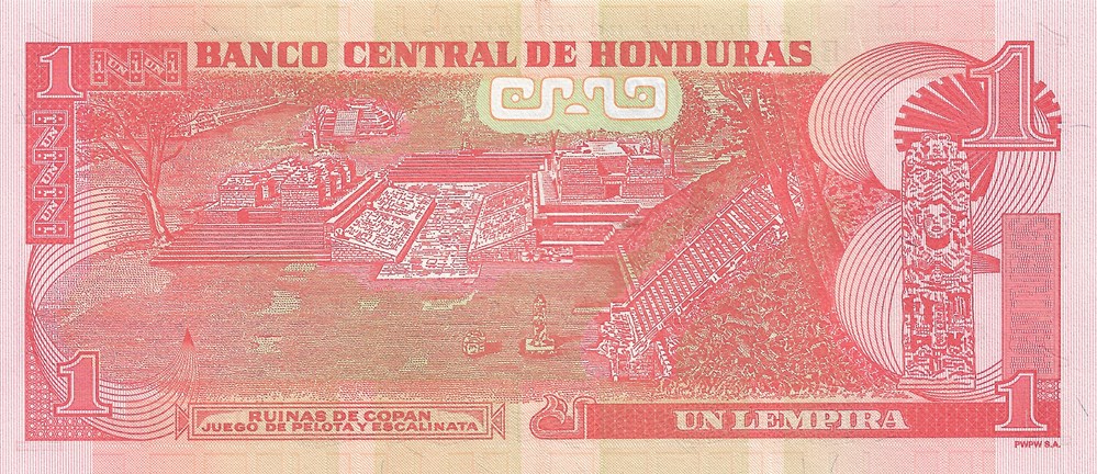 1 lempira billets amerique centrale et caraibes honduras 1 lempira