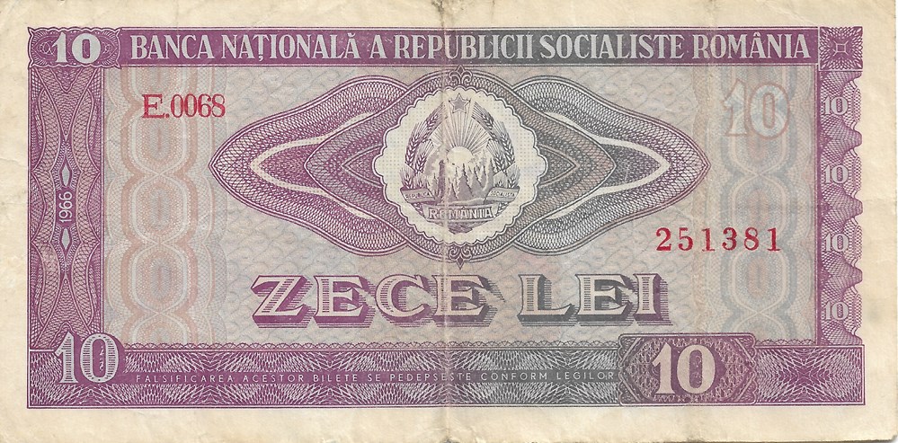 10 lei billets europe roumanie 10 lei