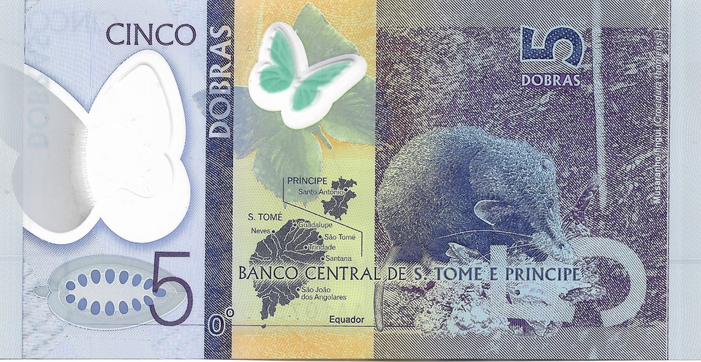 5 dobras billets afrique sao tome et principe 5 dobras