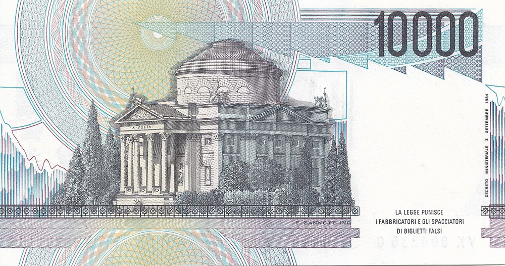 10.000 lires billets europe italie 10 000 lires