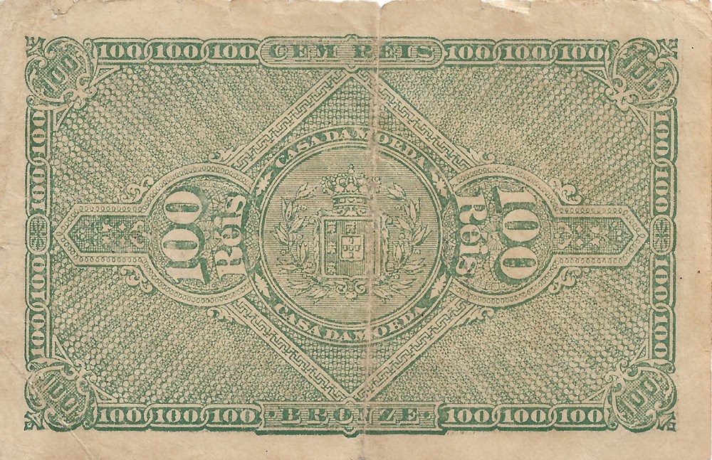 100 reis de bronze billets europe portugal 100 reis de bronze