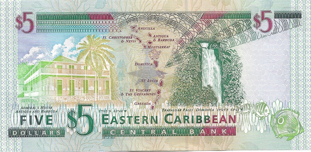 5 dollars billets amerique centrale et caraibes montserrat 5 dollars