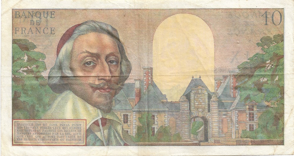 billets europe france 10 nouveaux francs