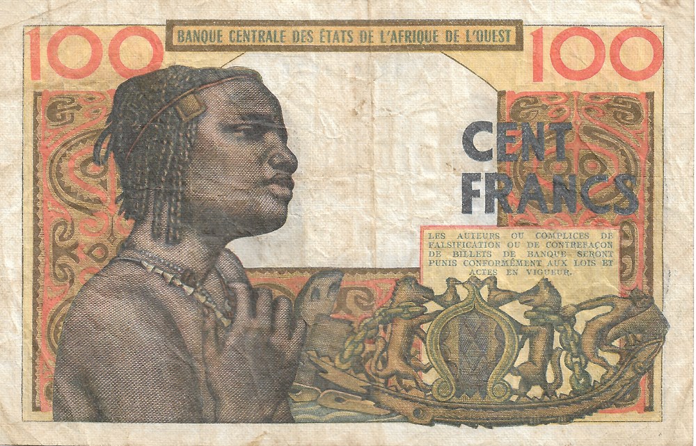 100 francs CFA billets afrique burkina faso 100 francs cfa