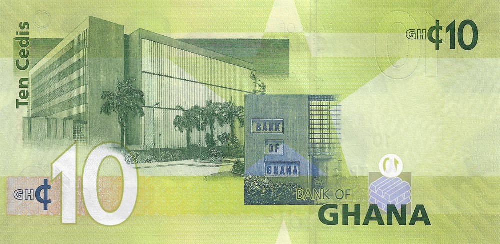 10 cedis billets afrique ghana 10 cedis