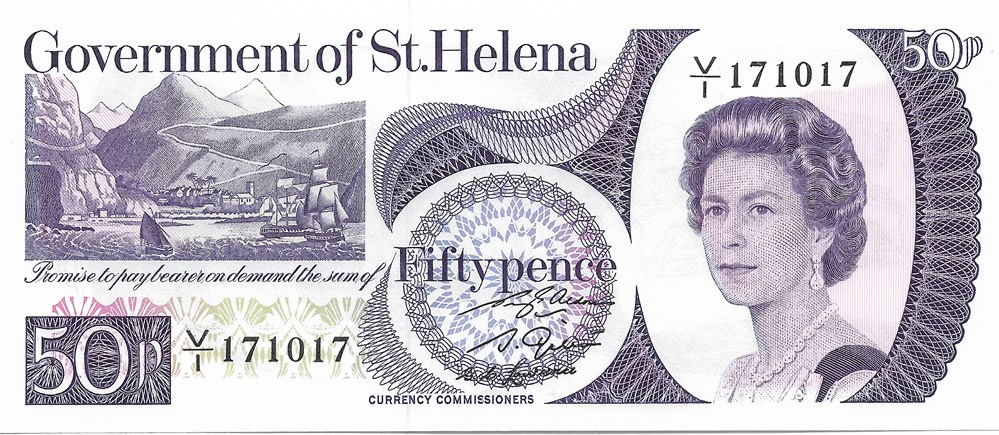 50 pence billets afrique sainte helene 50 pence