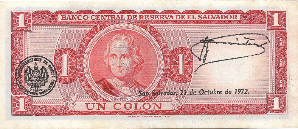 1 colon billets amerique centrale et caraibes salvador 1 colon