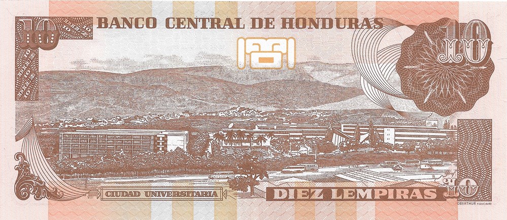 10 lempiras billets amerique centrale et caraibes honduras 10 lempiras