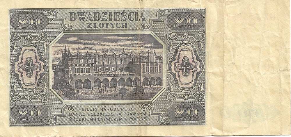 20 zloty billets europe pologne 20 zloty