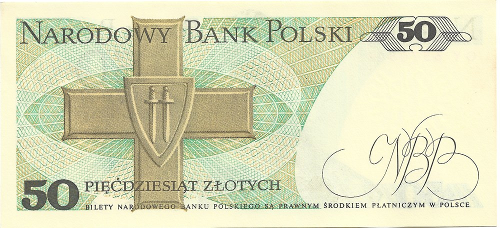 50 zloty billets europe pologne 50 zloty