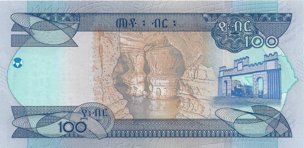 100 birr billets afrique ethiopie 100 birr