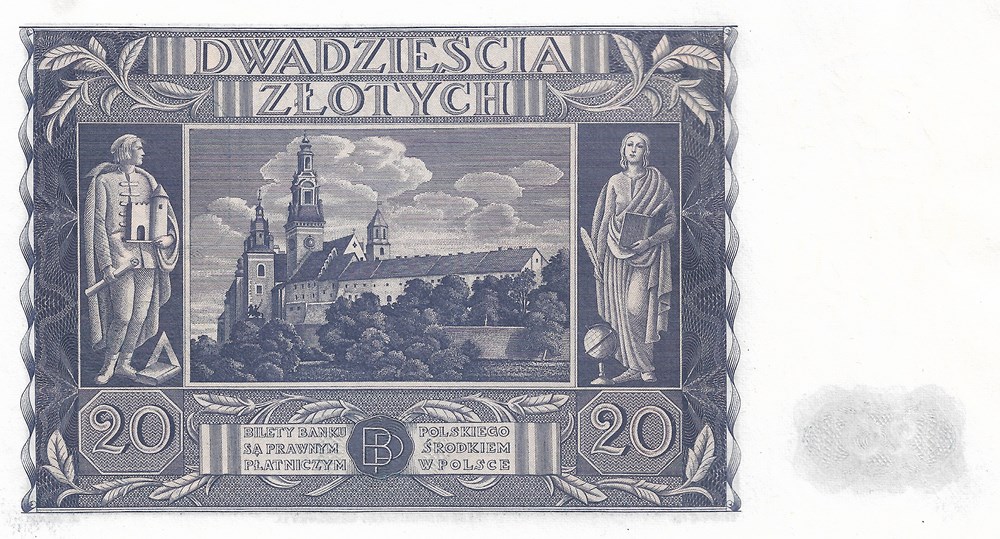 billets europe pologne 20 zloty