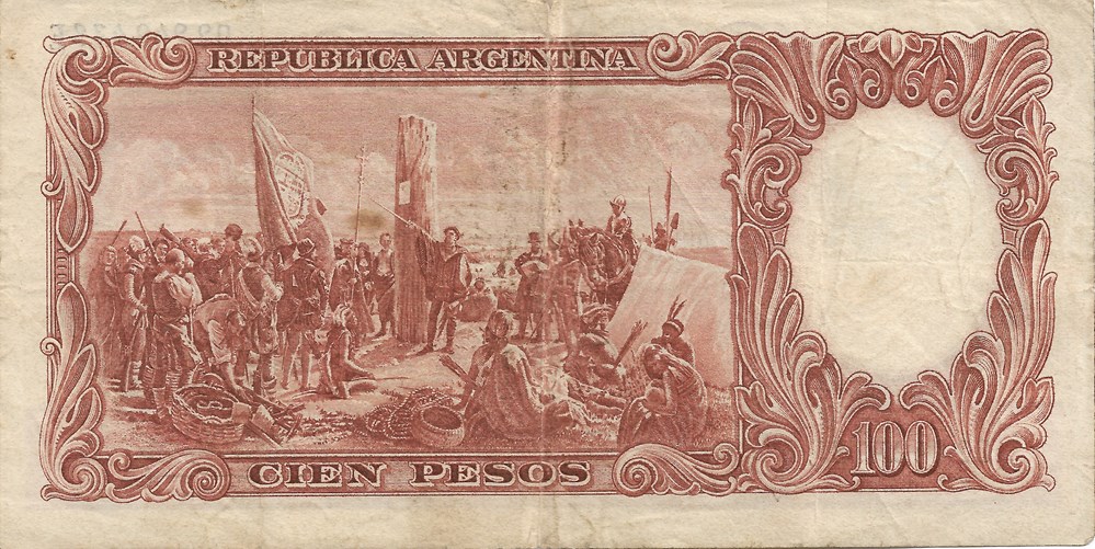 100 pesos billets amerique du sud argentine 100 pesos