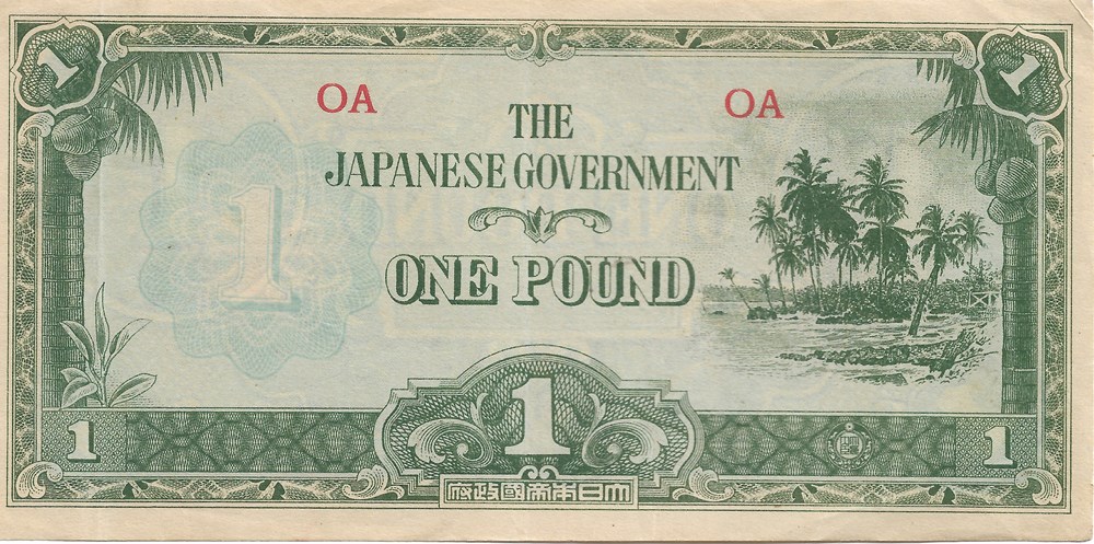 1 livre billets oceanie 1 livre