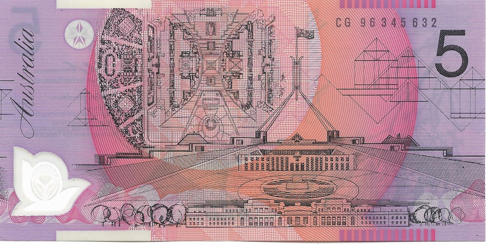5 dollars billets oceanie australie 5 dollars