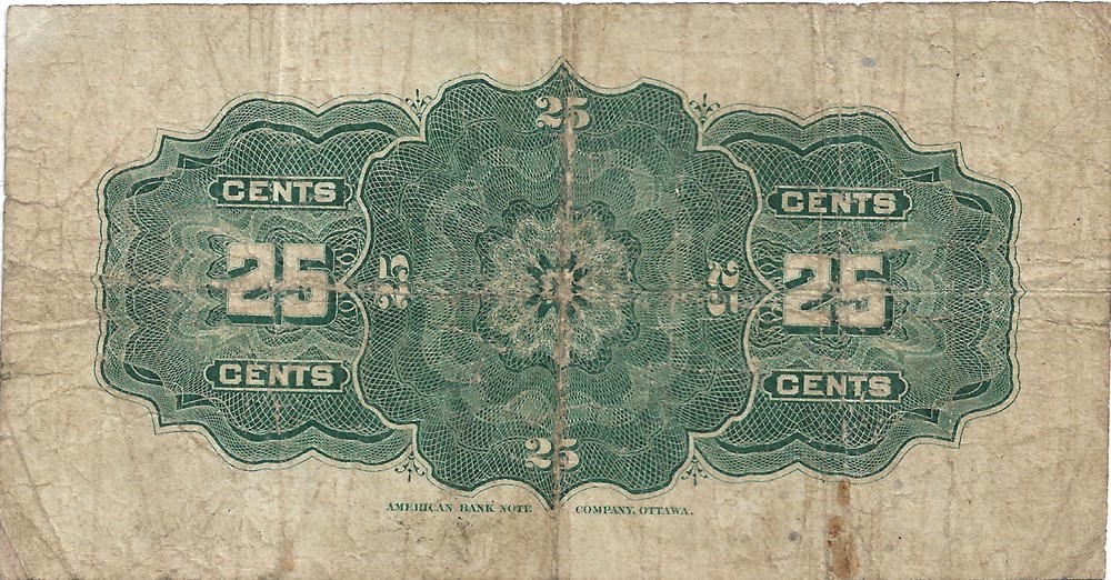 25 cents billets amerique du nord canada 25 cents