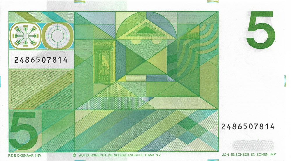 5 florins billets europe pays bas 5 florins