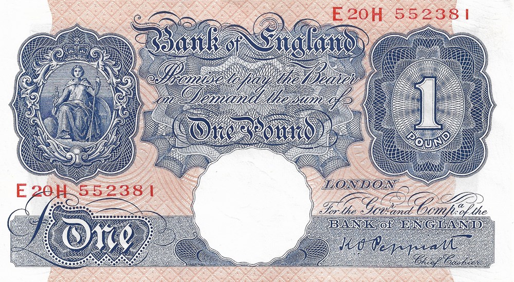 1 livre billets europe royaume uni 1 livre