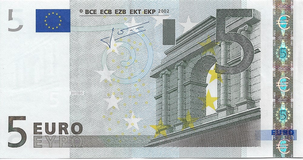 5 euros billets europe slovaquie 5 euros
