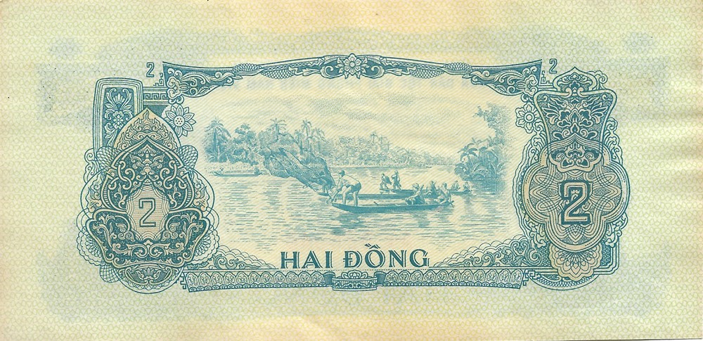 2 dong billets asie vietnam du sud 2 dong