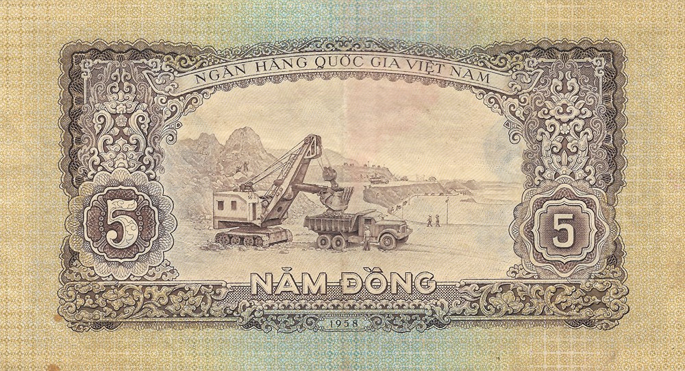 5 dong billets asie vietnam 5 dong