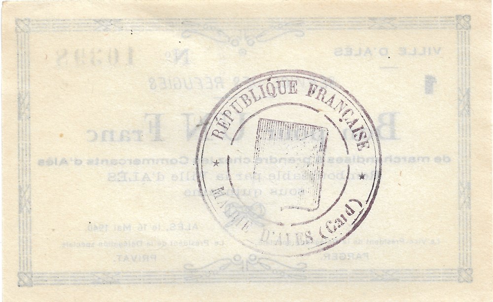 1 franc billets europe france 1 franc