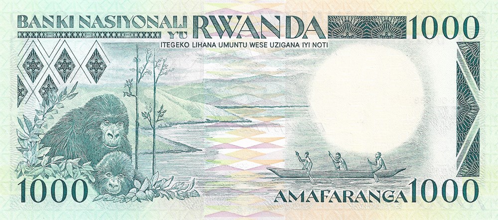1.000 francs billets afrique rwanda 1 000 francs
