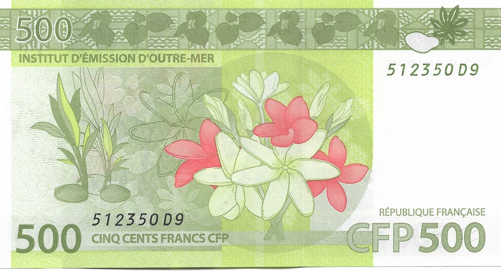 500 francs CFP billets oceanie territoires francais du pacifique 500 francs cfp