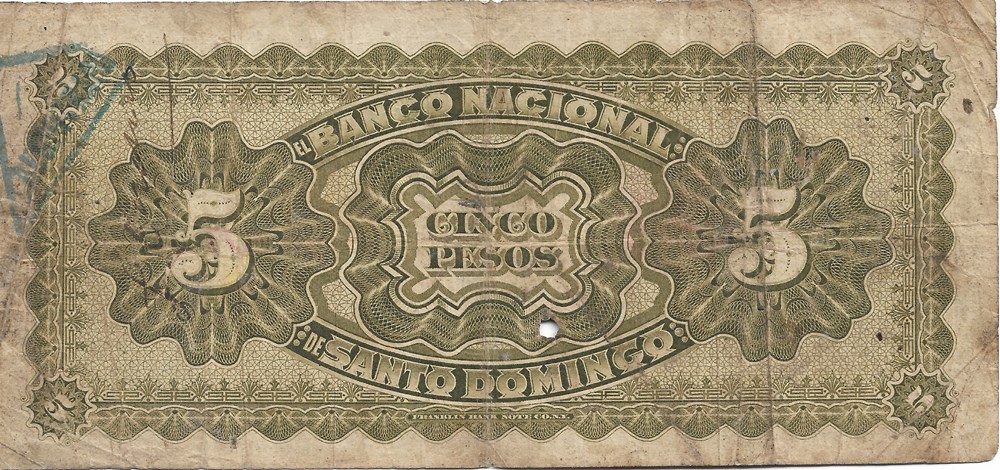 5 pesos billets amerique centrale et caraibes republique dominicaine 5 pesos
