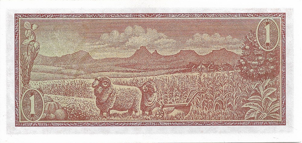 1 rand billets afrique du sud 1 rand