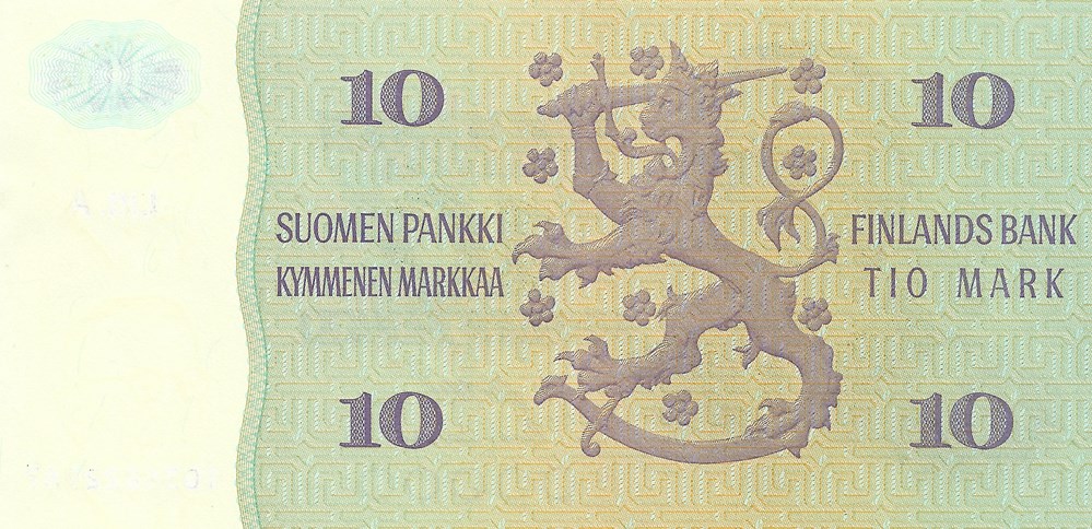 10 marks billets europe finlande 10 marks