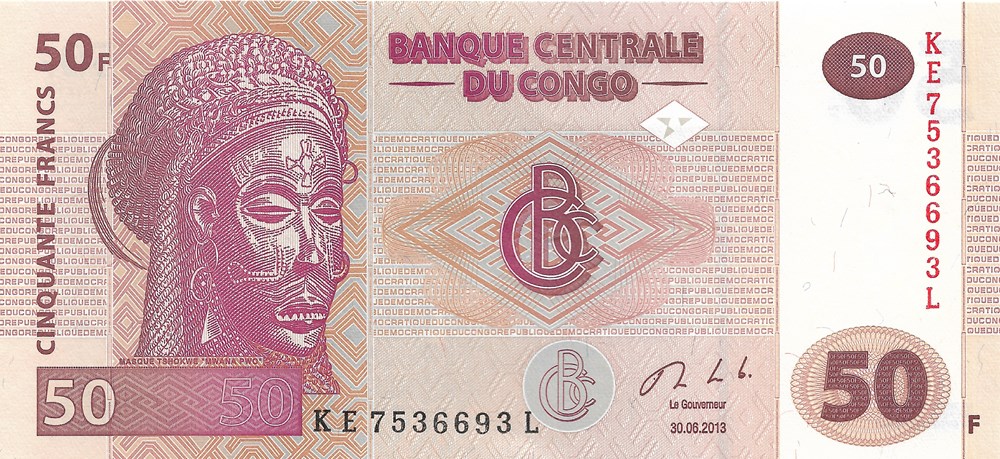 50 francs billets afrique republique democratique du congo 50 francs