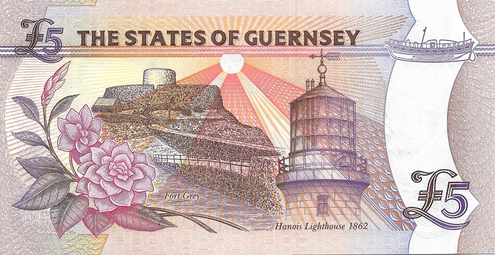 5 livres billets europe guernesey 5 livres