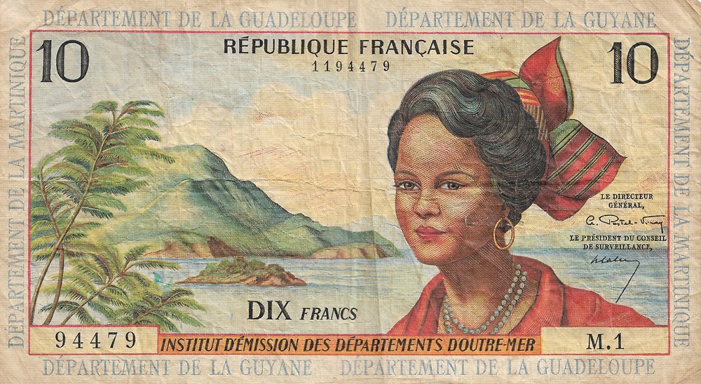 billets amerique centrale et caraibes 10 francs