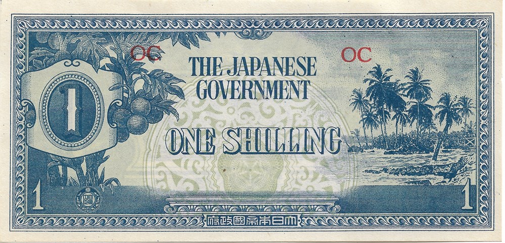 1 shilling billets oceanie 1 shilling