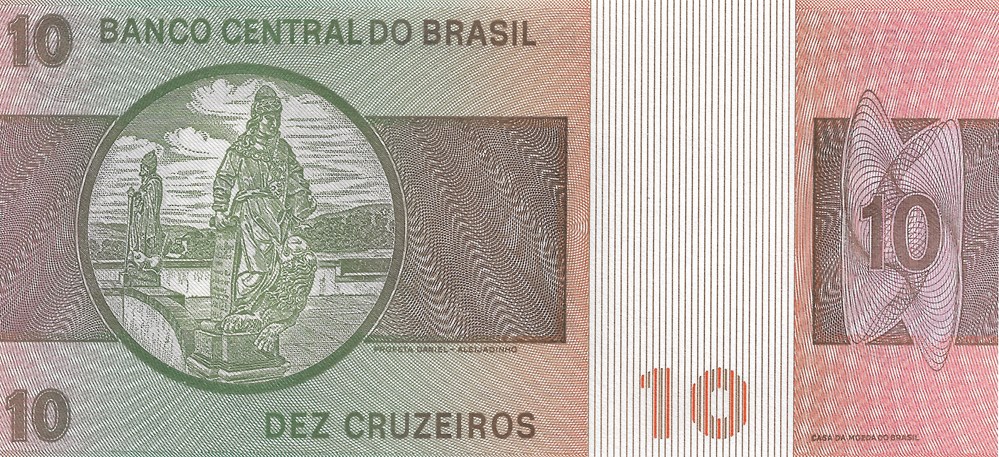 10 cruzeiros billets amerique du sud bresil 10 cruzeiros