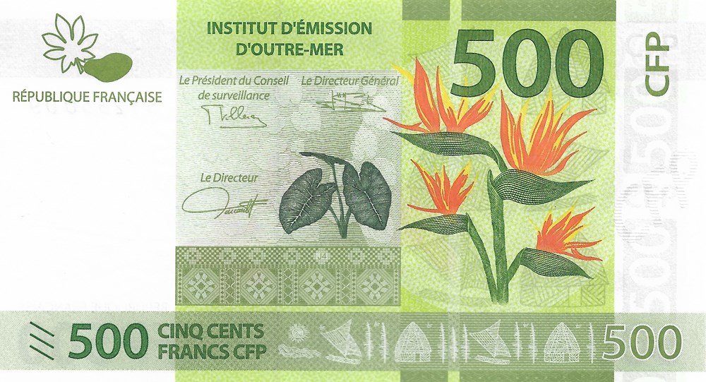 500 francs CFP billets oceanie territoires francais du pacifique 500 francs cfp