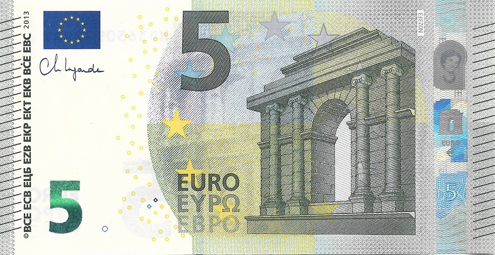 5 euros billets europe autriche 5 euros
