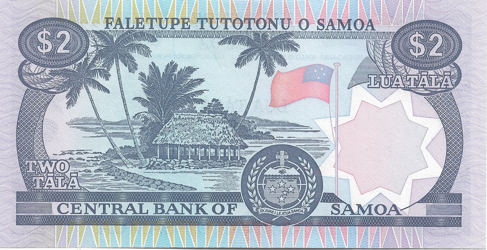 2 tala billets oceanie samoa 2 tala