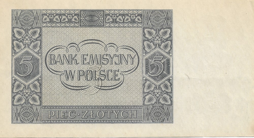 5 zloty billets europe pologne 5 zloty