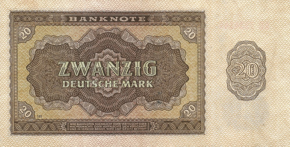 20 deutsche marks billets europe allemagne 20 deutsche marks