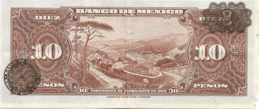 10 pesos billets amerique du nord mexique 10 pesos