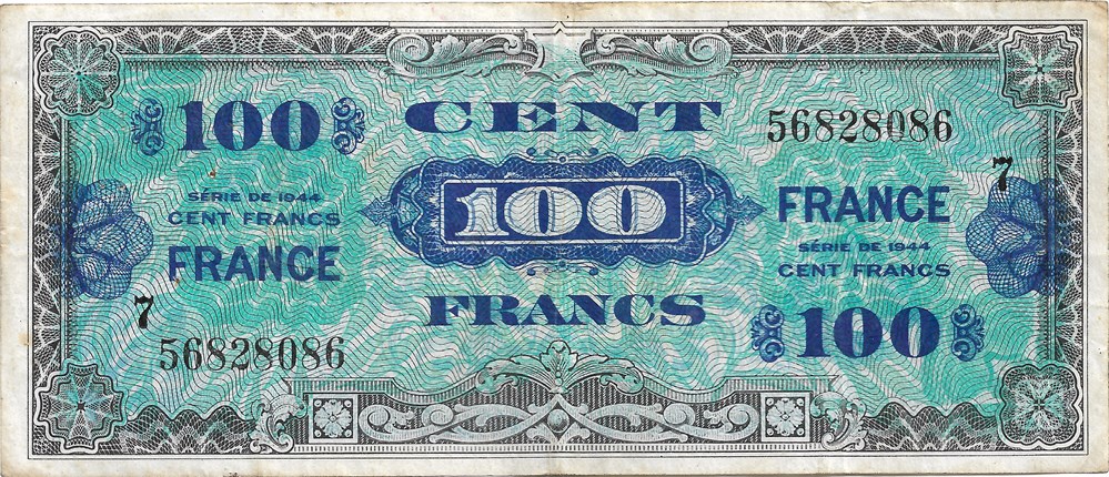 billets europe france 100 francs