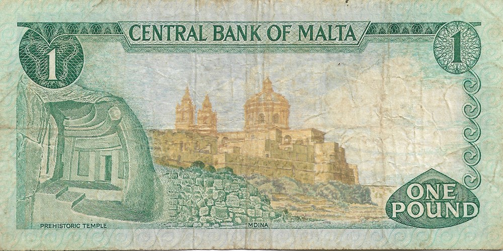 billets europe malte 1 livre