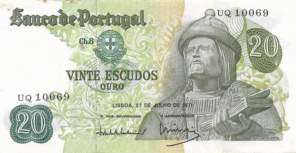 20 escudos billets europe portugal 20 escudos