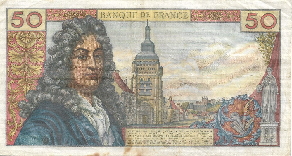 50 francs billets europe france 50 francs