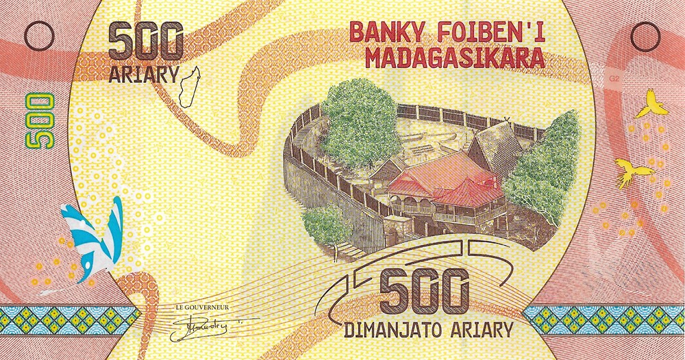 billets afrique madagascar 500 ariary