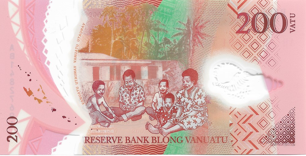 200 vatu billets oceanie vanuatu 200 vatu